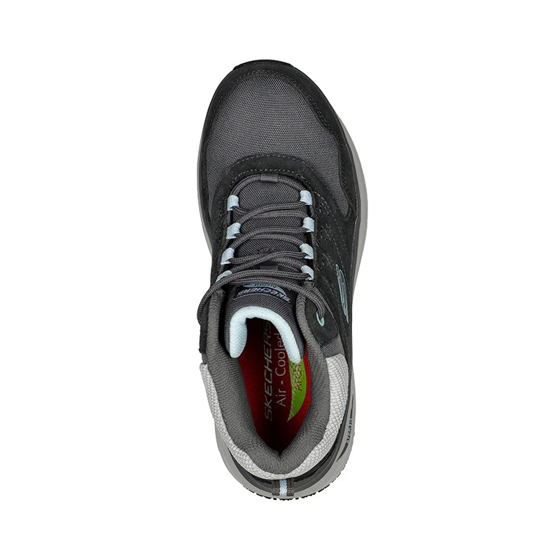 ZAPATO DE SEGURIDAD TIPO BOTIN SKECHERS MILAH COLORS GRIS