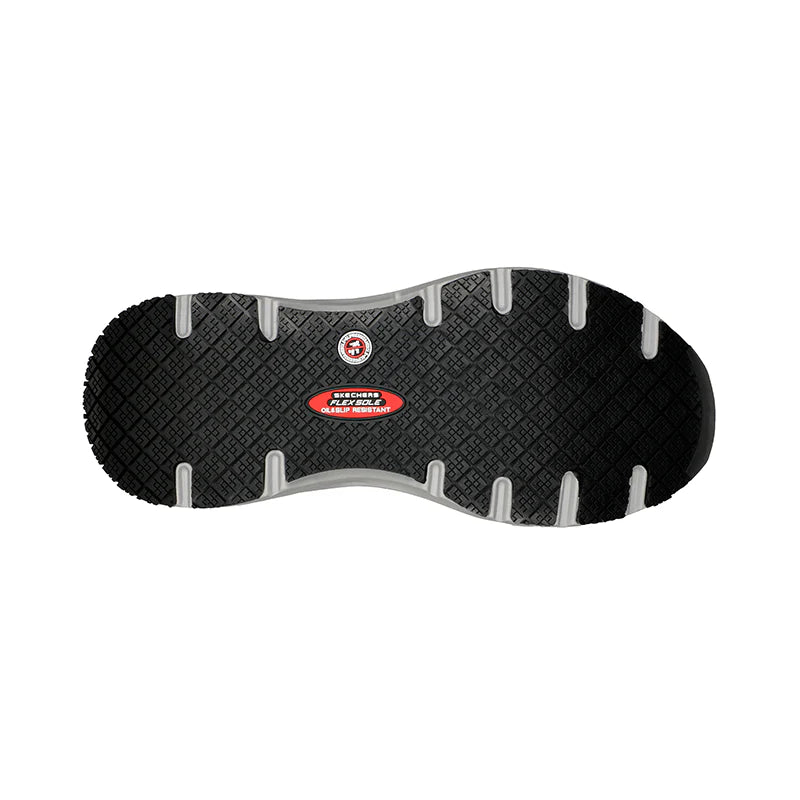 ZAPATO DE SEGURIDAD TIPO BOTIN SKECHERS MILAH COLORS GRIS
