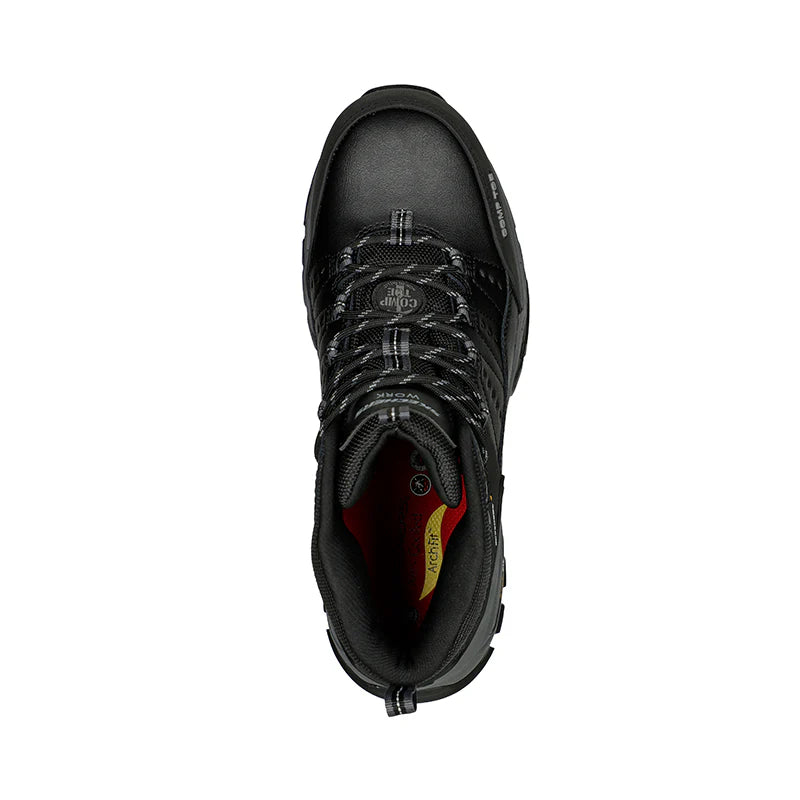 ZAPATO DE SEGURIDAD TIPO BOTIN SKECHERS TARVER NEGRO
