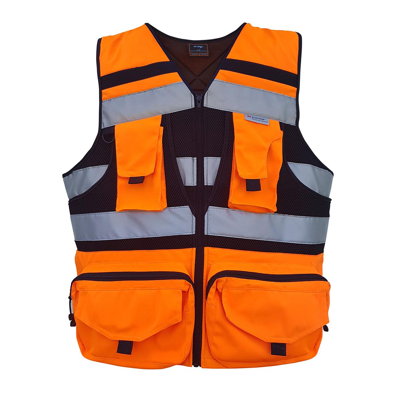 CHALECO GEOLOGO MINER NARANJO