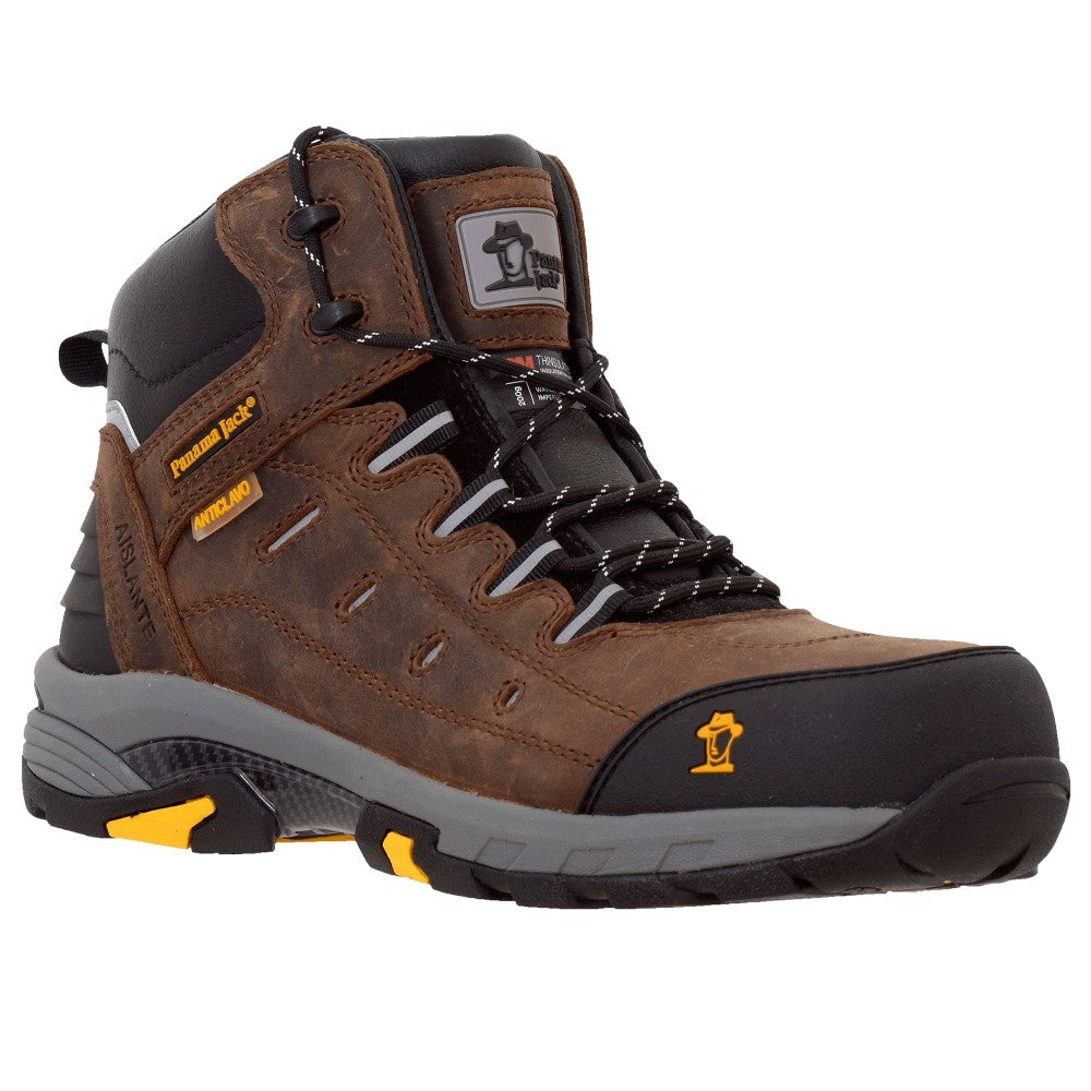 ZAPATO DE SEGURIDAD TIPO BOTIN PANAMA JACK 507 MORO